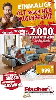 Aktueller Polstermöbel Fischer Prospekt (Steinach, Straubing-Bogen) Polstermöbel Fischer Prospekt "ALT GEGEN NEU" mit  Seiten (Steinach, Straubing-Bogen)
