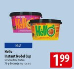 Instant Nudel Cup im Angebot bei famila Nordost in Buchholz Instant Nudel Cup Angebote von Hello bei famila Nordost Buchholz für 1,99 €