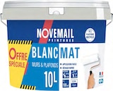 Peinture blanc mat murs & plafonds - NOVEMAIL PEINTURES en promo chez Carrefour Thonon-les-Bains à 19,99 €