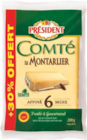 Comté AOP Le Montarlier - Président à 3,64 € dans le catalogue Aldi