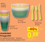 Partygeschirr Schalen ca. 280 ml von Silvercrest im aktuellen Lidl Prospekt