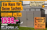 Aktuelles WPC-Gartenhaus 7x9 Angebot bei Hornbach in Bochum ab 1.599,00 €