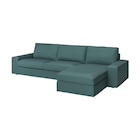 4er-Sofa mit Récamiere Kelinge grautürkis Kelinge grautürkis Angebote von KIVIK bei IKEA Braunschweig für 799,00 €