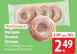 Marzipan-Zitronen-Törtchen im Angebot bei famila Nordost in Elmshorn Marzipan-Zitronen-Törtchen Angebote von Marktbäckerei bei famila Nordost Elmshorn für 2,49 €