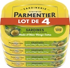 Sardines Huile d’olive vierge extra - PARMENTIER dans le catalogue Casino Supermarchés