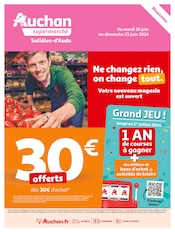 Catalogue Supermarchés Auchan Supermarché en cours à Sainte-Valière et alentours, "Ne changez rien, on change tout.", 12 pages, 18/06/2024 - 23/06/2024