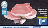 Aktuelles Bayerische Schweine-Koteletts Angebot bei E center in Augsburg ab 0,69 €