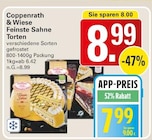 Feinste Sahne Torten Angebote von Coppenrath & Wiese bei WEZ Bad Oeynhausen für 7,99 €