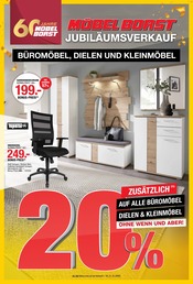 Büromöbel im Möbel Borst Prospekt in Ulm Aktueller Möbel Borst Prospekt mit Büromöbel, "JUBILÄUMSVERKAUF", Seite 1