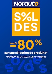 Prospectus Norauto de la semaine "Norauto : S%LDES" avec 1 page, valide du 08/01/2025 au 11/03/2025 pour Dole et alentours