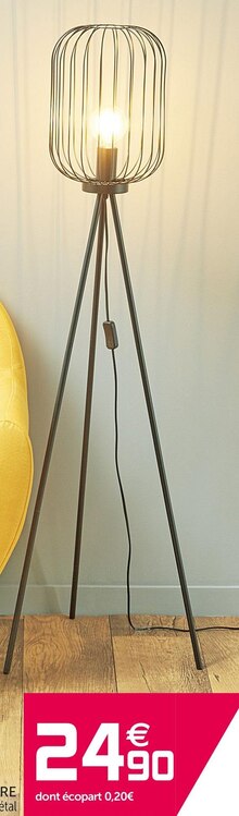 Lampadaire - Gifi Lampadaire à 24,90 € dans le catalogue Gifi "Semaine 42 - 32P_V1 _ VILLES"