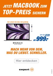 expert Prospekt für Eilenburg: "JETZT MACBOOK ZUM TOP-PREIS SICHERN", 1 Seite, 29.01.2025 - 08.02.2025