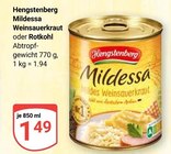 Mildessa Weinsauerkraut bei GLOBUS im Mannheim Prospekt für 1,49 €