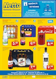 Netto Marken-Discount Prospekt für Tuttlingen: "Gekühlte Getränke", 2 Seiten, 22.07.2024 - 27.07.2024