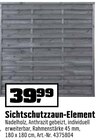Sichtschutzzaun-Element Angebote bei OBI Ansbach für 39,99 €
