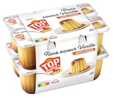 Flans saveur vanille nappé de caramel - Top Budget à 1,79 € dans le catalogue Intermarché Express