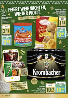 Krombacher im EDEKA Prospekt "Aktuelle Angebote" mit 28 Seiten (Stolberg (Rheinland, Kupferstadt))