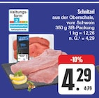 Schnitzel bei EDEKA im Ahorn Prospekt für 4,29 €