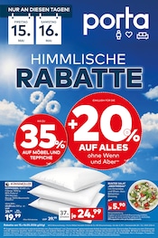 Aktueller porta Möbel Prospekt mit Salat, "HIMMLISCHE RABATTE", Seite 1