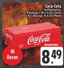 18 Dosen Angebote von Coca-Cola bei EDEKA Halle für 8,49 €