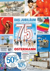 Aktueller Ostermann Prospekt mit Dekoration, "75 Jahre Ostermann", Seite 1