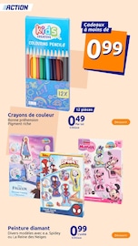 Promos Crayon dans le catalogue "les plus beaux cadeaux au prix le plus bas" de Action à la page 14