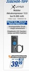 Mobiler Akkukompressor 10.0 bar/6.000 mAh im Angebot bei expert in Wilhelmshaven Mobiler Akkukompressor 10.0 bar/6.000 mAh Angebote von XLayer bei expert Wilhelmshaven für 39,99 €