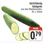 nah und gut Gröditz - Salatgurke Angebot im Prospekt Salatgurke bei nah und gut im Gröditz Prospekt für 0,79 €