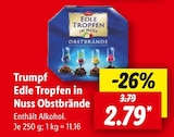 Edle Tropfen in Nuss Obstbrände Angebote von Trumpf bei Lidl Rostock für 2,79 €