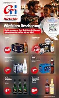 Bier im Huster Prospekt "Aktuelle Angebote" mit 8 Seiten (Gera)