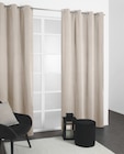Rideau thermique écru l. 135 x H. 240 cm - Castorama à Boulogne-Billancourt Rideau thermique écru l. 135 x H. 240 cm en promo chez Castorama Boulogne-Billancourt à 19,90 €