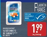 16 bâtonnets de surimi - GOLDEN SEAFOOD à 1,99 € dans le catalogue Aldi