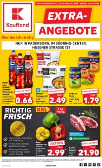 Cola im aktuellen Kaufland Prospekt (Paderborn) Cola im Kaufland Prospekt "EXTRA-ANGEBOTE" mit 8 Seiten (Paderborn)