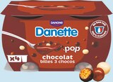 Crème au chocolat avec billes 3 chocos - DANETTE POP dans le catalogue Intermarché Express