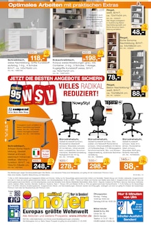 Bürostuhl im Möbel Inhofer Prospekt "WSV" mit 14 Seiten (Ulm)