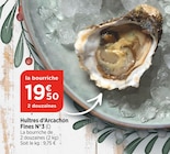 Promo Huîtres d'arcachon fines n°3 à 19,50 € dans le catalogue Bi1 à Saint-Pierre-en-Faucigny