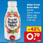 Frucht Butter Milch Angebote von Müller bei Netto Marken-Discount Waiblingen für 0,79 €