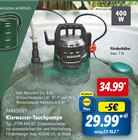 Klarwasser-Tauchpumpe Angebot in Dragun Klarwasser-Tauchpumpe im aktuellen Prospekt bei Lidl in Dragun