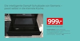 Dampfschublade Studioline BD911C1B0,chublade Studioline BD911C1B0 Angebote von Siemens bei XXXLutz Möbelhäuser Euskirchen für 999,00 €