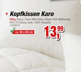 Die Möbelfundgrube Völklingen - Kopfkissen Karo Angebot im Prospekt Kopfkissen Karo bei Die Möbelfundgrube im Völklingen Prospekt für 13,99 €