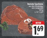 Deutscher Sauerbraten Angebote bei EDEKA Suhl für 1,69 €
