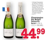 Champagne Pol Roger Réserve brut im Angebot bei E center in Dreieich Champagne Pol Roger Réserve brut Angebote von Pol Roger bei E center Dreieich für 44,99 €