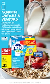 Promos Lait dans le catalogue "Carrefour market" de Carrefour Market Lait en promo dans le catalogue Carrefour Market à la page 4