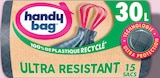 Sacs poubelle poignées coulissantes Ultra Résistant 30L x15 - HANDY BAG en promo chez Netto Nancy à 0,89 €