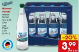 Aktuelle Wasser Angebote bei Netto Marken-Discount in Stuttgart Aktuelles Mineralwasser Angebot bei Netto Marken-Discount in Stuttgart ab 3,99 €