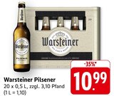 Pilsener Angebote von Warsteiner bei E center Ulm für 10,99 €