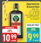 Kräuterlikör Angebote von Jägermeister bei EDEKA Gladbeck für 9,99 €