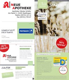 LINDA Premiumapotheke Stadthagen Prospekt der aktuellen Woche, gültig von 01.02.2026 bis 28.02.2026 Aktueller LINDA Premiumapotheke Stadthagen Prospekt "Aktuelle Angebote" mit 3 Seiten