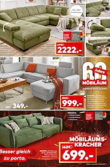 Wohnwand Angebot im aktuellen porta Möbel Prospekt auf Seite 9