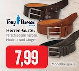 Herren-Gürtel Angebote von Tony Brown by Stolz bei Kaufhaus Stolz Stralsund für 7,99 €